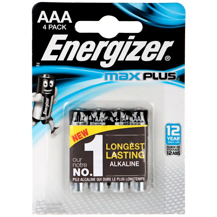 BATERIA ALKALICZNA BAT-AAA-MAXPLUS*P4 1.5 V LR03 ENERGIZER